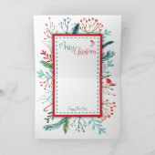 Natürliche rustikale Weihnachten (Innenseite)