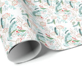 Natürliche rustikale Weihnachten Geschenkpapier (Rolleneckpunkt)