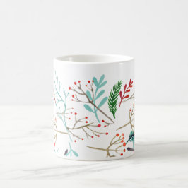 Natürliche rustikale Weihnachten Kaffeetasse