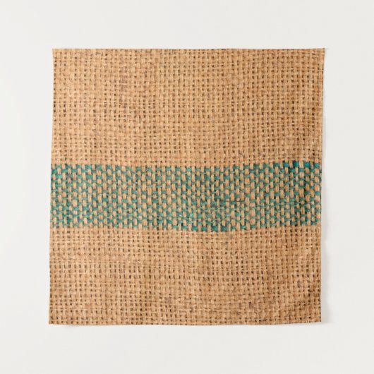 Natürliche Sacktuch braun Farbe strukturiert und B Wandteppich (Vorderseite (Horizontal))