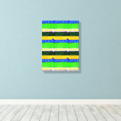 Natürliche Schichten Leinwanddruck (Insitu (Holzboden))