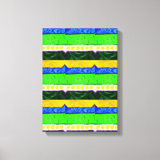 Natürliche Schichten Leinwanddruck (Vorderseite)