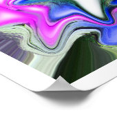 Natürliche Schnee- und Diamantenkunst Poster (Ecke)