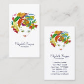 Natürliche Schönheit - ÄNDERN Sie FARBE/ Visitenkarte (Vorne/Hinten)