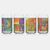 Natürliche Schönheit der Umwelt Dosenglas (Links)