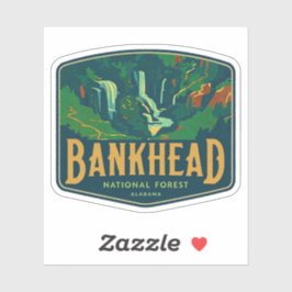 Natürliche Schönheit des Bankhead-Alabama Aufkleber