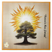 "Natürliche Schönheit" Fliese (Vorderseite)