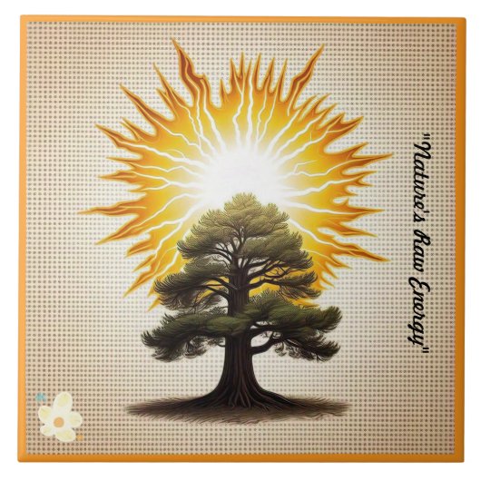 "Natürliche Schönheit" Fliese (Vorderseite)