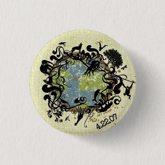 Natürliche Schönheit - konservieren Sie sie! Button (Vorderseite)