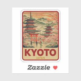 Natürliche Schönheit Kyoto-Japans Aufkleber