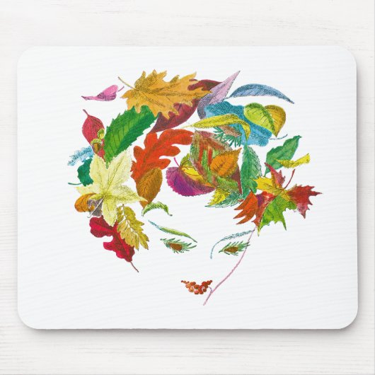 Natürliche Schönheit ~ Mousepad/Abstrakt Retro Mod Mousepad (Vorne)