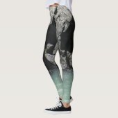 Natürliche Schönheit Pale Green River Granite Legg Leggings (Links)