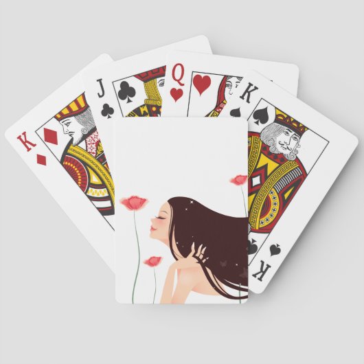Natürliche Schönheit Spielkarten (Rückseite)