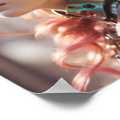 Natürliche Schönheit und Roboterkleidung Poster (Ecke)