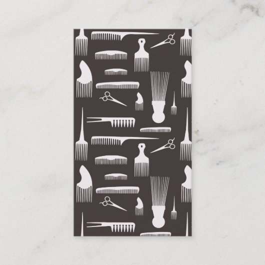 Natürliche Schönheits-Haarentwurf Visitenkarte (Vorderseite)