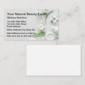 Natürliche Schönheitskosmetik Dermatologie Visitenkarte (Vorne/Hinten)