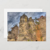 Natürliche Schornsteine, Virginia Postkarte (Vorne/Hinten)