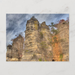 Natürliche Schornsteine, Virginia Postkarte