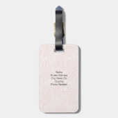 Natürliche Sicht (individualisierbare Rückseite) Gepäckanhänger (Rückseite vertikal)