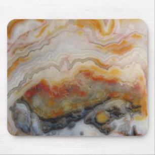 Natürliche Spitzen Agate Stone Authentische Farbe Mousepad
