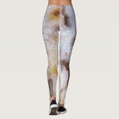 Natürliche Spitzen Agate Stone Authentische Farben Leggings (Rückseite)