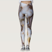 Natürliche Spitzen Agate Stone Authentische Farben Leggings (Vorderseite)