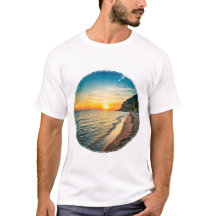 Natürliche Strandlandschaft mit italienischer Sonn