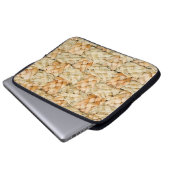 natürliche Strohtextur Laptopschutzhülle (Vorne Knopf)