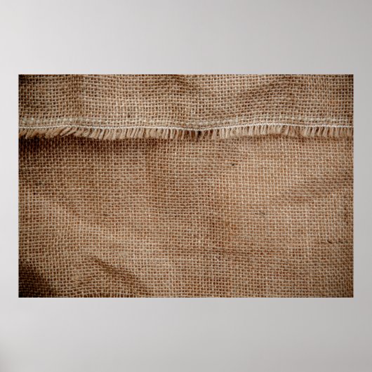 Natürliche Textur Hintergrundkaffee, Sack, Abstr. Poster (Vorne)