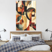 Natürliche Textur Leinwanddruck (Insitu (Schlafzimmer))