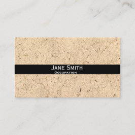 Natürliche Textur stilvoll modern und anpassbar Visitenkarte