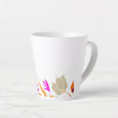 Natürliche Themenzusammensetzung Latte Tasse (Rechte Ecke)