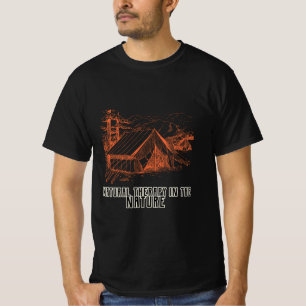 Natürliche Therapie in der Natur Grunddunkel T-Shirt