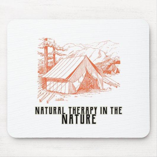 Natürliche Therapie in der Natur Mousepad (Vorne)