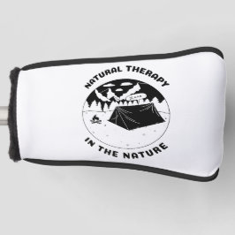 Natürliche Therapie in der Natur Putter Abdeckung Golf Headcover