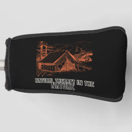 Natürliche Therapie in der Natur Putter Abdeckung Golf Headcover