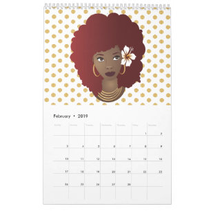 Natürliche Tupfen der Schönheits-Sammlungs-  Kalender