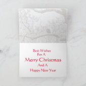 Natürliche Weihnachtsfeiern Feiertagskarte (Innenseite)