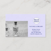 Natürliche Wellness in lebenswichtigen Ölen Visitenkarte (Rückseite)