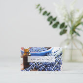 Natürliche Wellness-Lavendel-ätherische Öle Visitenkarte (Stehend Vorderseite)