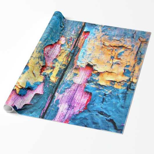 Natürliche Wettereffekte alte Boards 3D Textur aus Geschenkpapier (Ungerollt)