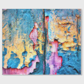 Natürliche Wettereffekte alte Boards 3D Textur aus Geschenkpapier (Flach)