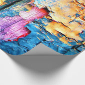 Natürliche Wettereffekte alte Boards 3D Textur aus Geschenkpapier (Ecke)