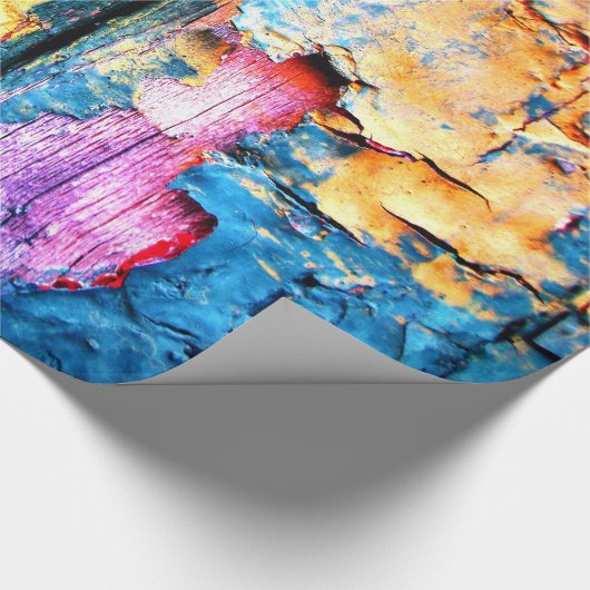 Natürliche Wettereffekte alte Boards 3D Textur aus Geschenkpapier (Ecke)