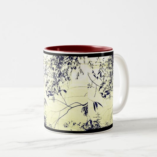 Natürliche Zartheit 5 Zweifarbige Tasse (VorderseiteRechts)