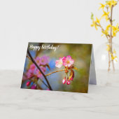 Natürliche Zusammensetzung der Sakura-Blume im Frü Karte (Gelbe Blume)