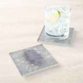 Natürlicher Achat-Untersetzer Glasuntersetzer (Schrägansicht)