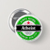 Natürlicher Atheist Button (Vorne & Hinten)