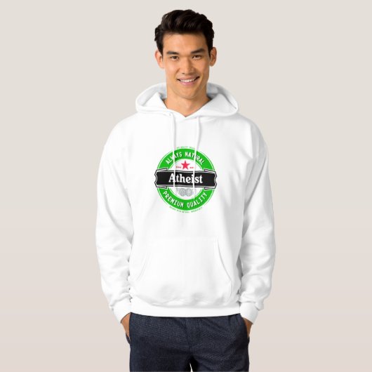 Natürlicher Atheist Hoodie (Vorne ganz)