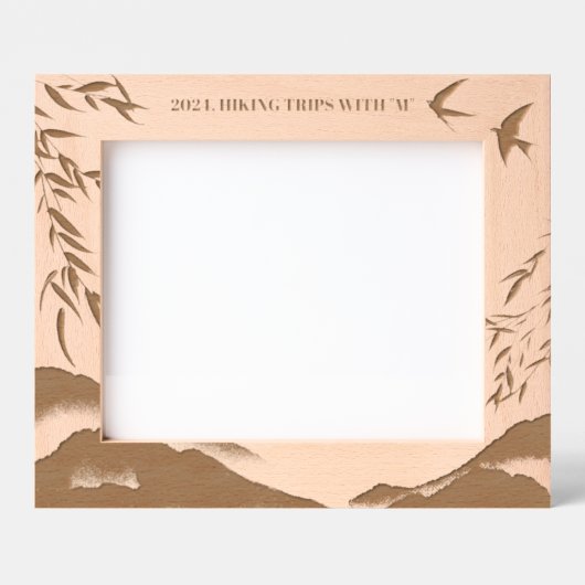 Natürlicher Außenberg Geätzte Rahmen (Vorderseite)